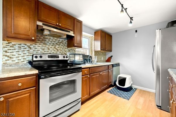 Interior, Kitchen, Wood Texture Flooring