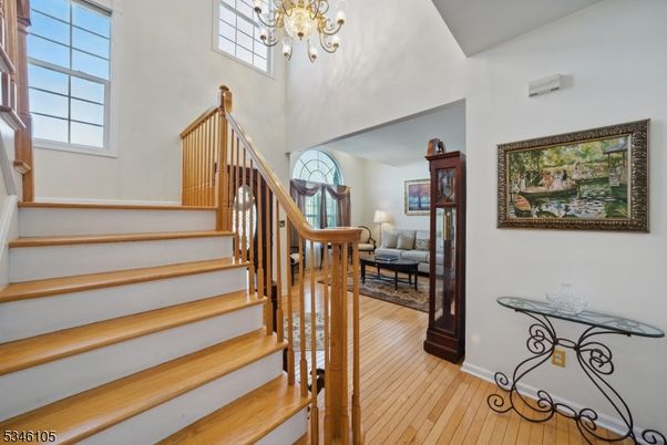 Chandelier, Interior, Wood Texture Flooring