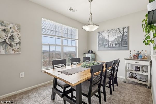 Dining room, Interior, Pendant Lights