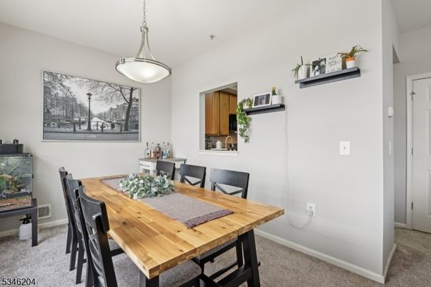 Dining room, Interior, Pendant Lights