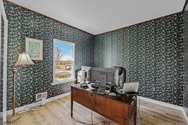 Home Office, Interior, Wood Texture Flooring