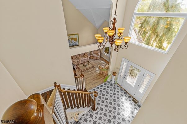 Chandelier, Interior, Wood Texture Flooring