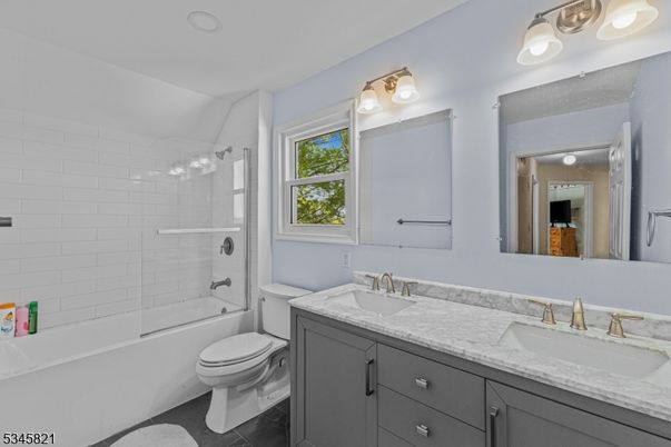 Bathroom, Dual Sink Vanities, Glass Shower, Interior