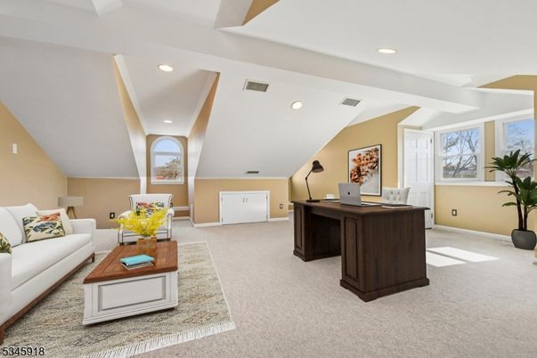 Home Office, Interior, Living room, Recessed Lighting