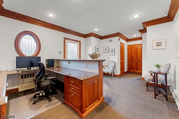 Home Office, Interior, Recessed Lighting
