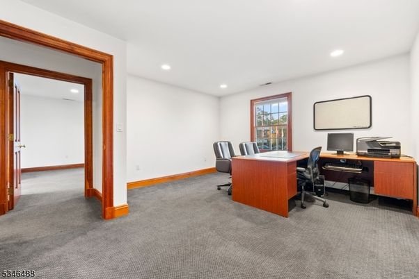 Home Office, Interior, Recessed Lighting