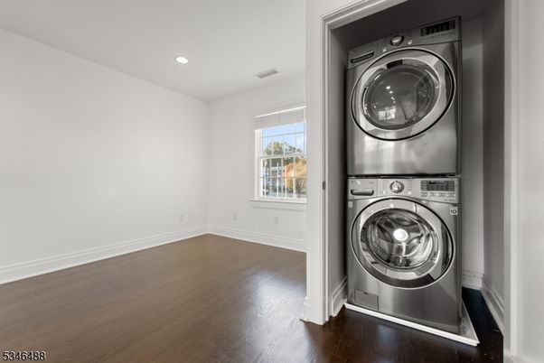 Interior, Recessed Lighting, Utility Closets, Washer, Wood Texture Flooring