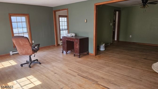 Home Office, Interior, Wood Texture Flooring