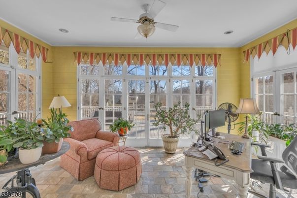 Home Office, Interior, Recessed Lighting, Sun Room