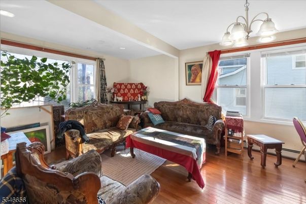 Chandelier, Interior, Living room, Recessed Lighting, Wood Texture Flooring