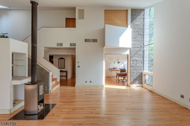 Fireplace, Interior, Wood Texture Flooring