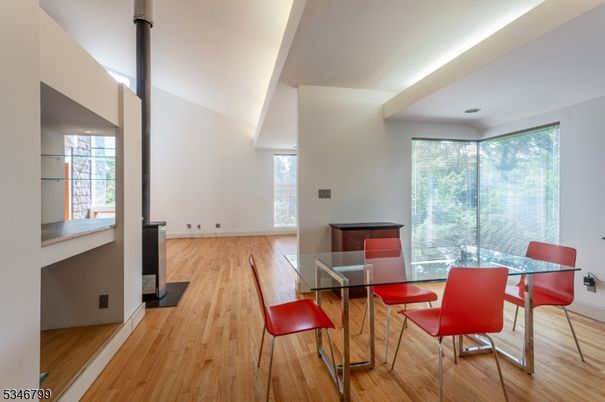 Dining room, Interior, Wood Texture Flooring