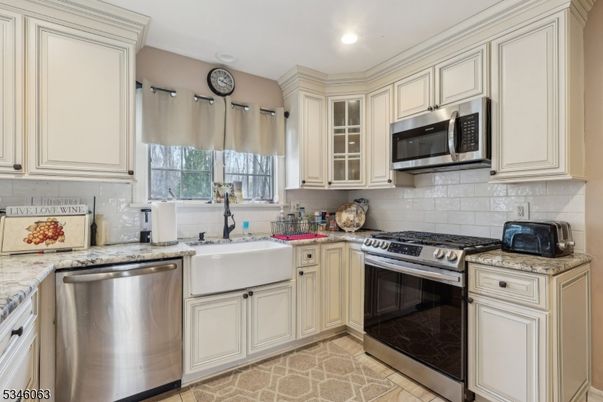 Interior, Kitchen, Recessed Lighting, Stainless Steel Appliances
