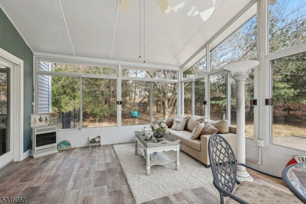 Interior, Sun Room, Wood Texture Flooring