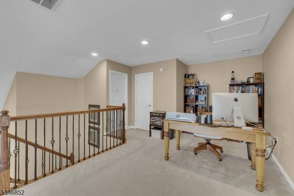Home Office, Interior, Recessed Lighting