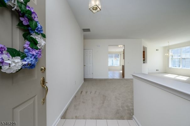 Chandelier, Empty room, Interior