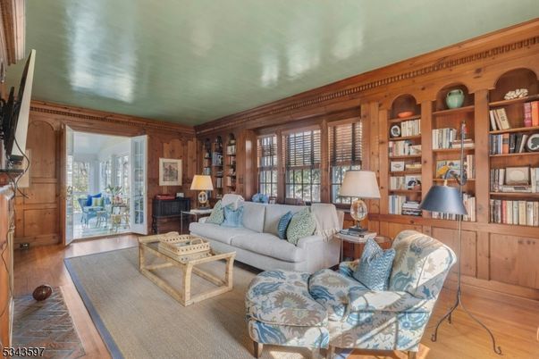 Interior, Living room, Wood Texture Flooring, Wooden Walls