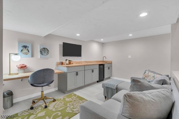 Interior, Living room, Recessed Lighting