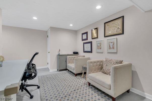 Home Office, Interior, Recessed Lighting
