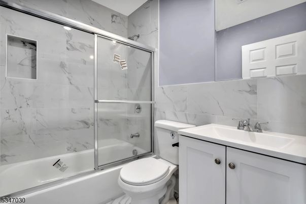 Bathroom, Glass Shower, Interior, Marble Walls