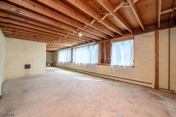 Empty room, Interior, Stone Walls, Wooden Beams, Wooden Ceilings