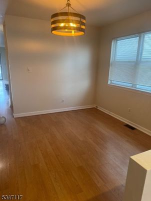 Empty room, Interior, Pendant Lights, Wood Texture Flooring