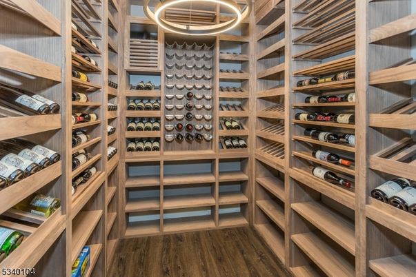 Interior, Pendant Lights, Wine Storage, Wood Texture Flooring
