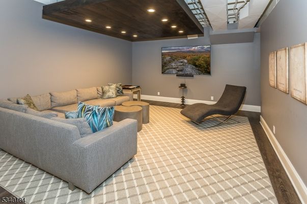 Interior, Living room, Recessed Lighting