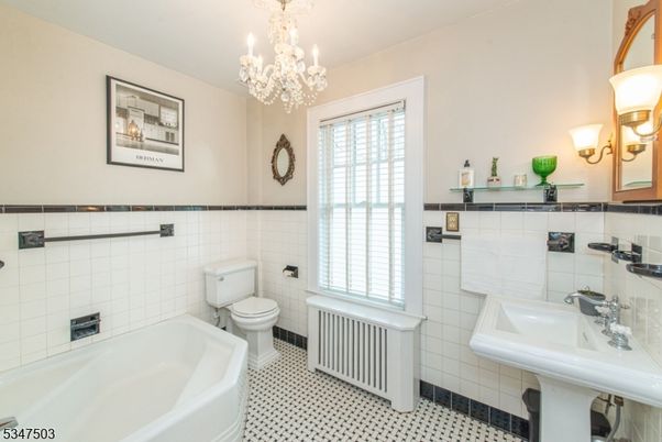 Bathroom, Chandelier, Interior