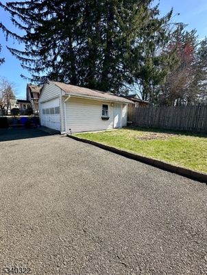 Backyard, Detached Garage, Exterior
