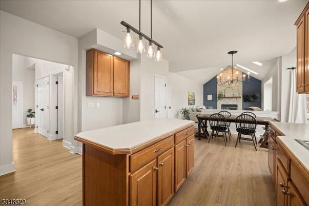 Chandelier, Dining room, Interior, Pendant Lights, Wood Texture Flooring
