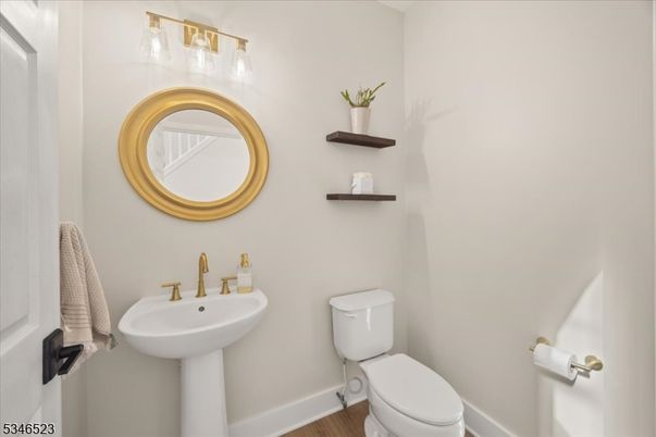 Bathroom, Interior, Wood Texture Flooring