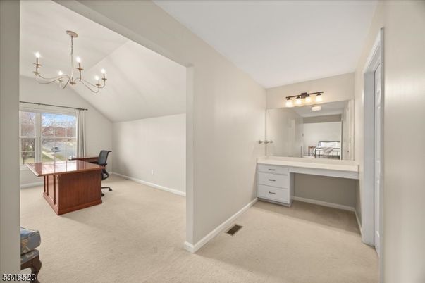Bathroom, Chandelier, Home Office, Interior