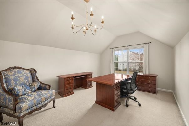 Chandelier, Home Office, Interior