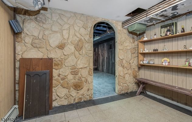 Fireplace, Interior, Stone Walls