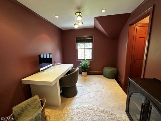 Home Office, Interior, Recessed Lighting