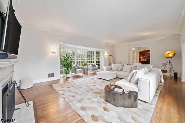 Fireplace, Interior, Living room, Wood Texture Flooring