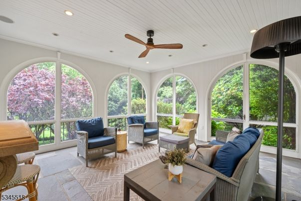 Interior, Living room, Recessed Lighting, Sun Room