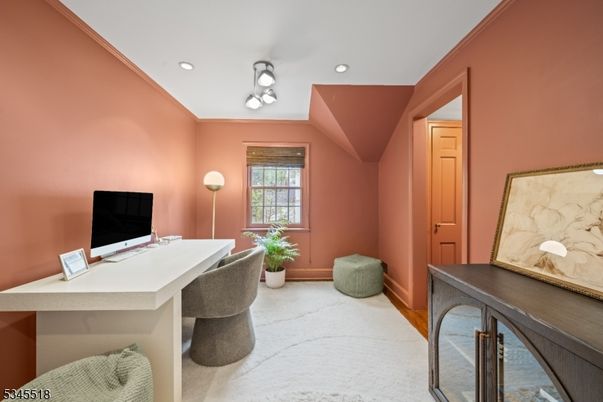 Home Office, Interior, Recessed Lighting