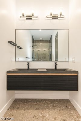 Bathroom, Dual Sink Vanities, Glass Shower, Interior