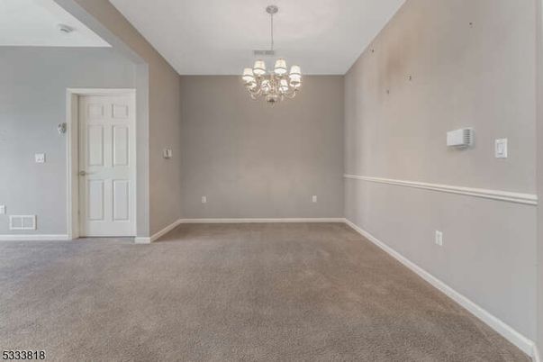 Chandelier, Empty room, Interior