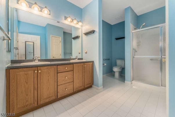 Bathroom, Dual Sink Vanities, Glass Shower, Interior