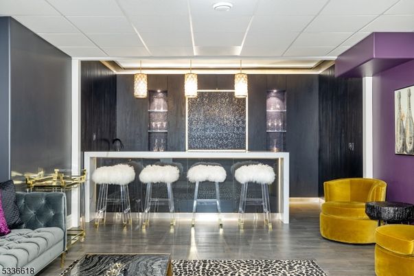 Interior, Pendant Lights, Recessed Lighting, Wood Texture Flooring