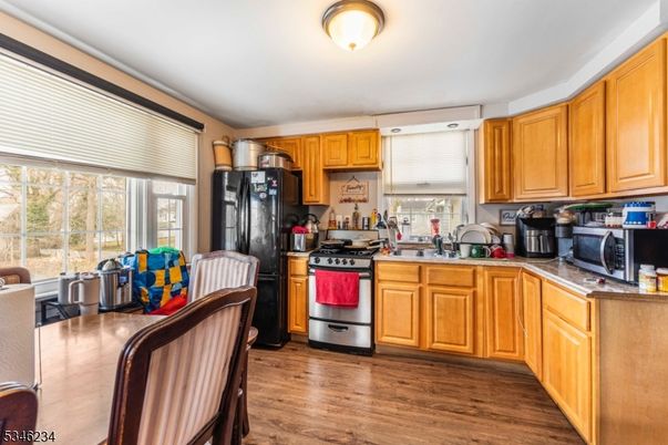 Interior, Kitchen, Wood Texture Flooring