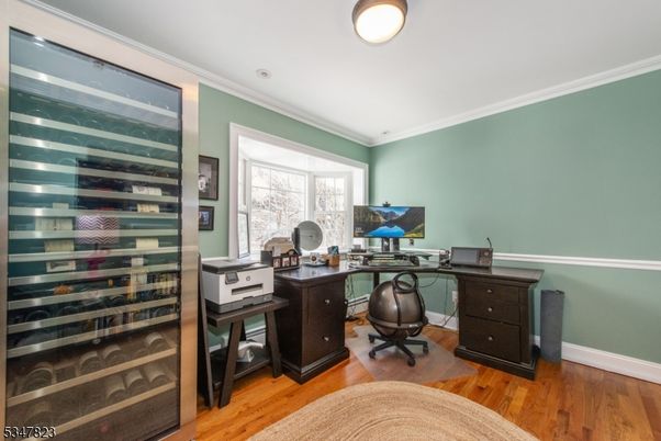 Home Office, Interior, Wood Texture Flooring