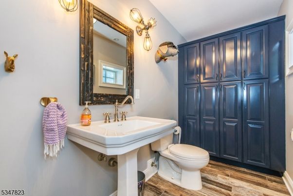 Bathroom, Interior, Wood Texture Flooring
