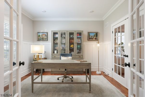 Home Office, Interior, Wood Texture Flooring