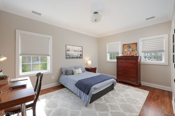 Bedroom, Home Office, Interior, Wood Texture Flooring