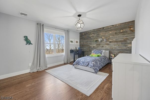 Bedroom, Interior, Wood Texture Flooring, Wooden Walls