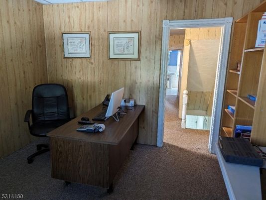 Home Office, Interior, Wooden Walls